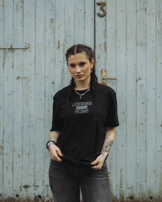 black in the name of god tshirt