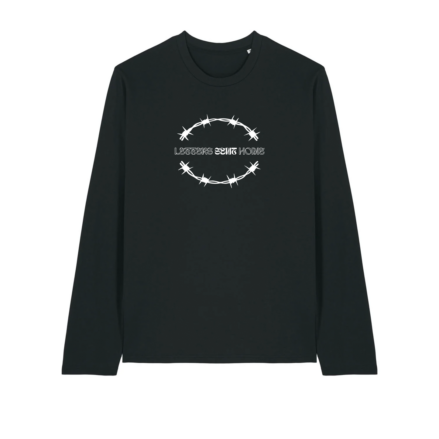 sweater black "barbed wire"