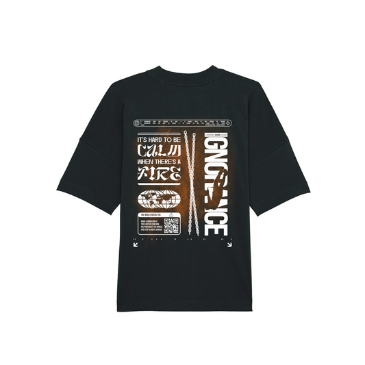 oversize shirt black "Ignorance"